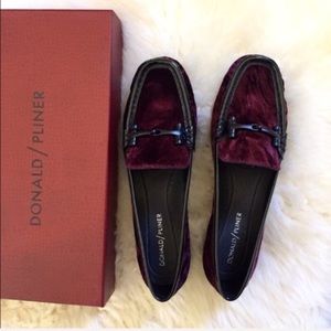 Donald J. Pliner Filo Crushed Velvet Driver/Flats